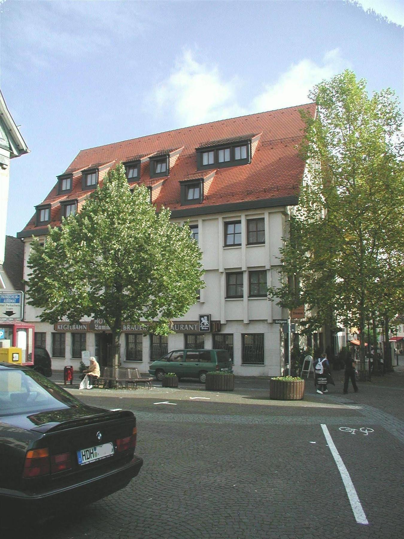 Hotel Und Restaurant Lamm Giengen an der Brenz Eksteriør billede