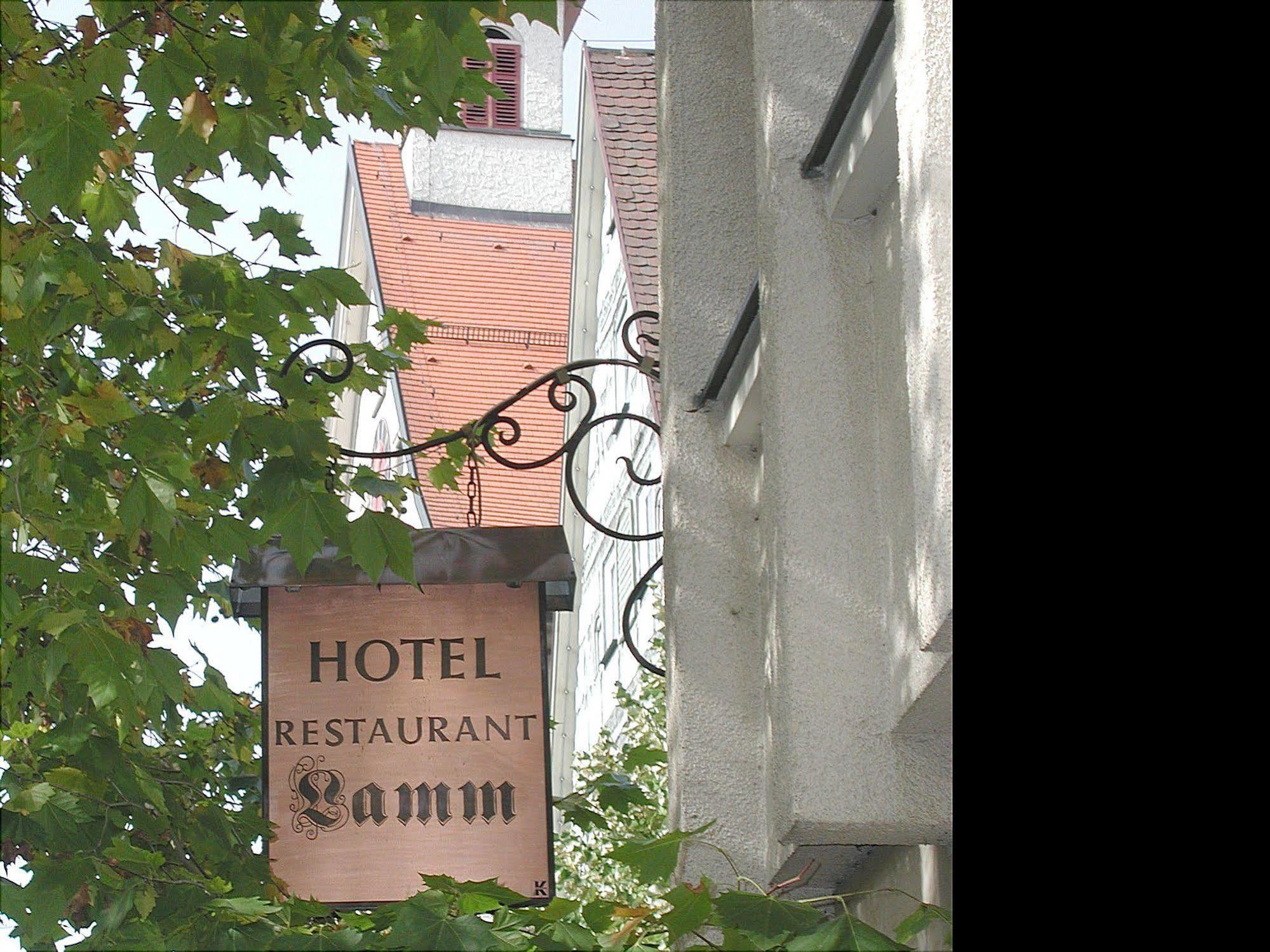 Hotel Und Restaurant Lamm Giengen an der Brenz Eksteriør billede
