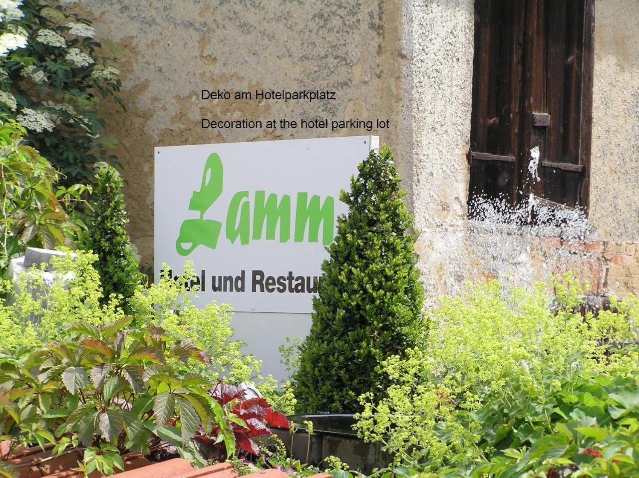 Hotel Und Restaurant Lamm Giengen an der Brenz Eksteriør billede
